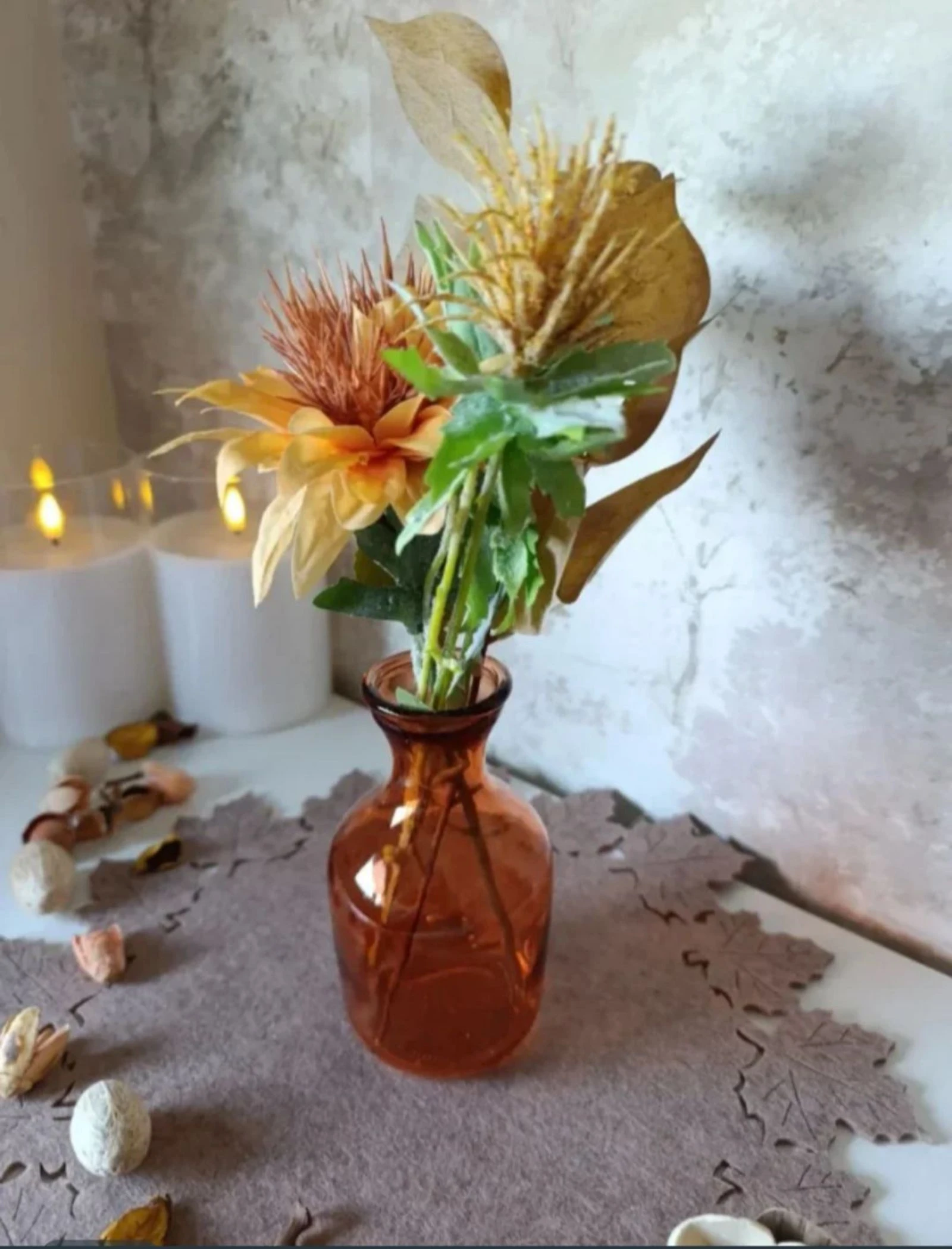 Jarron con decoracion artificial – photo 4